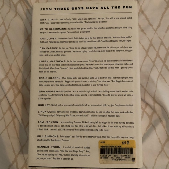 ESPN Those Guys Have All The Fun Inside The World of ESPN Book - Picture 3 of 3